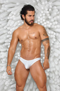 Calzoncillo Power Cup Bikini - BIKINI POWER CUP CALZONCILLO CLÁSICO HOMBRE BIKINI COPA POWERCUP LYCRA ALGODÓN BLANCO BLOKES - WEAREBLOKES - WEAREBLOKES.CO