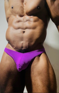 Calzoncillo Power Cup Bikini - BIKINI POWER CUP CALZONCILLO CLÁSICO HOMBRE BIKINI COPA POWERCUP MICROFIBRA MORADO BLOKES - WEAREBLOKES - WEAREBLOKES.CO