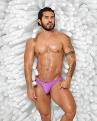 Calzoncillo Power Cup Bikini - BIKINI POWER CUP CALZONCILLO CLÁSICO HOMBRE BIKINI COPA POWERCUP MICROFIBRA MORADO BLOKES - WEAREBLOKES - WEAREBLOKES.CO