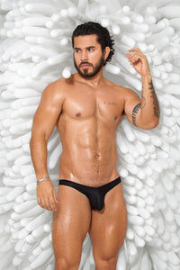 Calzoncillo Power Cup Bikini - BIKINI POWER CUP FRESH MESH CALZONCILLO CLÁSICO HOMBRE BIKINI COPA POWERCUP MICROFIBRA NEGRO BLOKES - WEAREBLOKES - WEAREBLOKES.CO