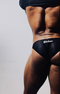 Calzoncillo Power Cup Bikini - BIKINI POWER CUP FRESH MESH CALZONCILLO CLÁSICO HOMBRE BIKINI COPA POWERCUP MICROFIBRA NEGRO BLOKES - WEAREBLOKES - WEAREBLOKES.CO