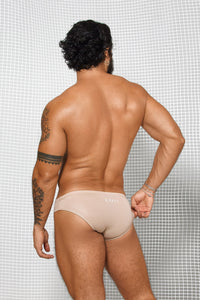 Calzoncillo Brief Anatómico - BRIEF ANATÓMICO CALZONCILLO HOMBRE LYCRA ALGODON BEIGE CAMEL BLOKES - WEAREBLOKES - WEAREBLOKES.CO