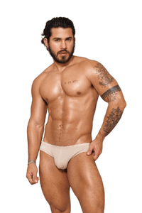 Calzoncillo Brief Anatómico - BRIEF ANATÓMICO CALZONCILLO HOMBRE LYCRA ALGODON BEIGE CAMEL BLOKES - WEAREBLOKES - WEAREBLOKES.CO