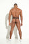 Y BACK THONG TANGA THREAD MEN IN AND ANIMAL PRINT BRONZE MICROFIBER BLOCKS