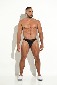 Tanga Hilo Y - BACK - Y BACK THONG TANGA HILO HOMBRE EN Y NEGRO MICROFIBRA BLOKES - WEAREBLOKES - WEAREBLOKES.CO